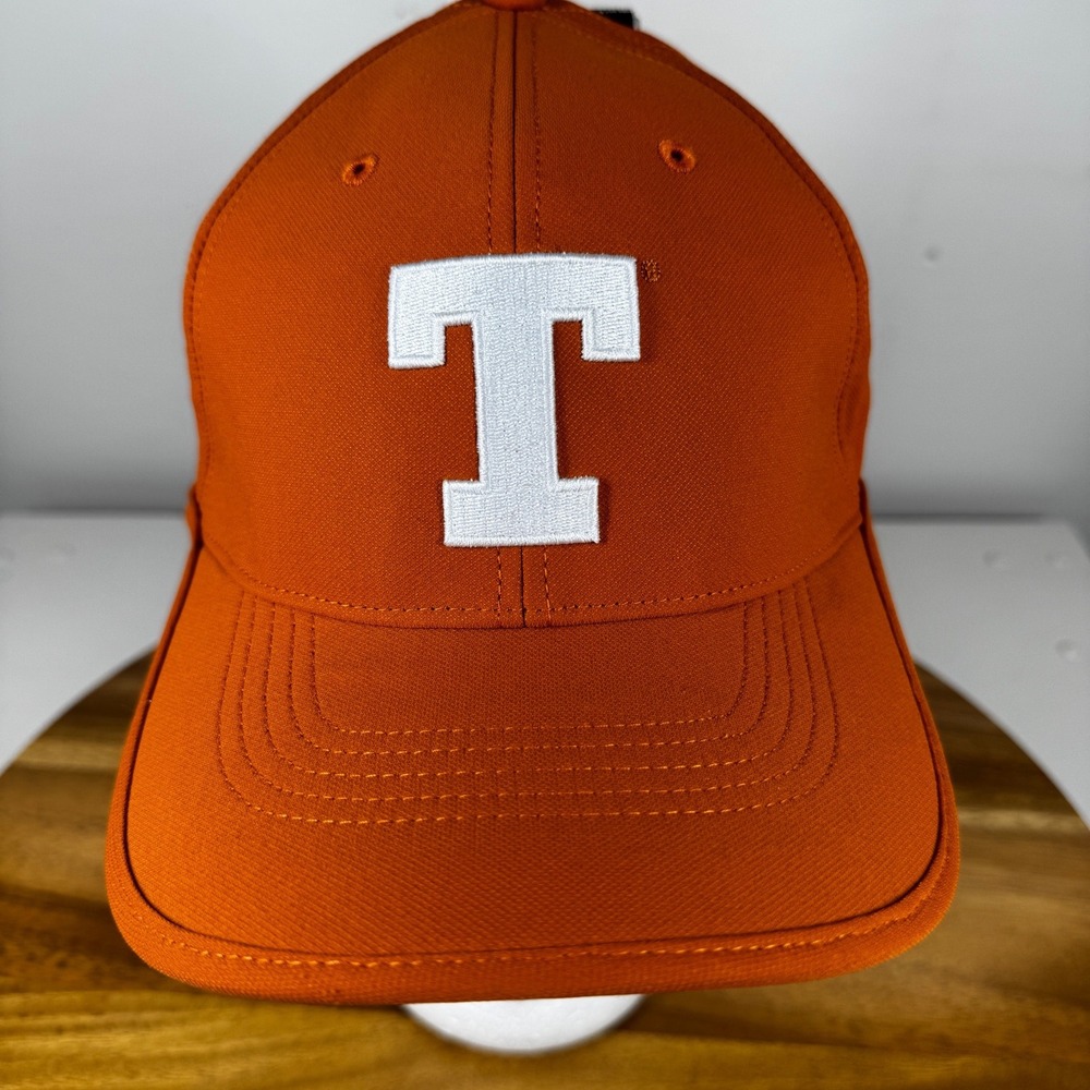 Nike Dri-Fit Texas Longhorns Orange T Logo Baseball Cap Hat Mens